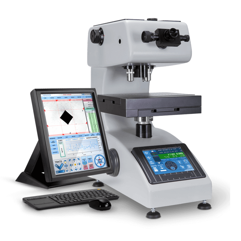 Micro Vickers hardness tester used for mechanical hardness testing at The IDTL laboratory