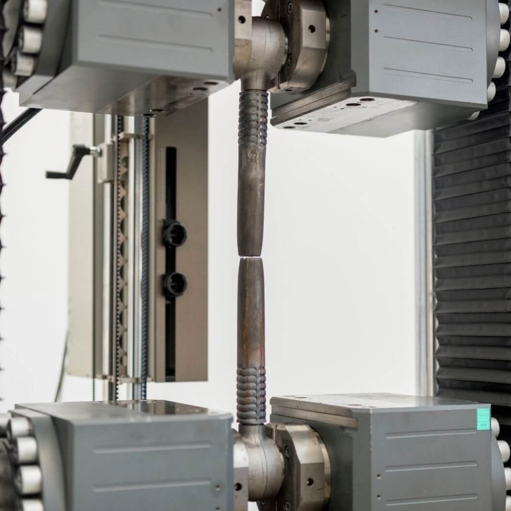 Mechanical testing in progress at The IDTL laboratory