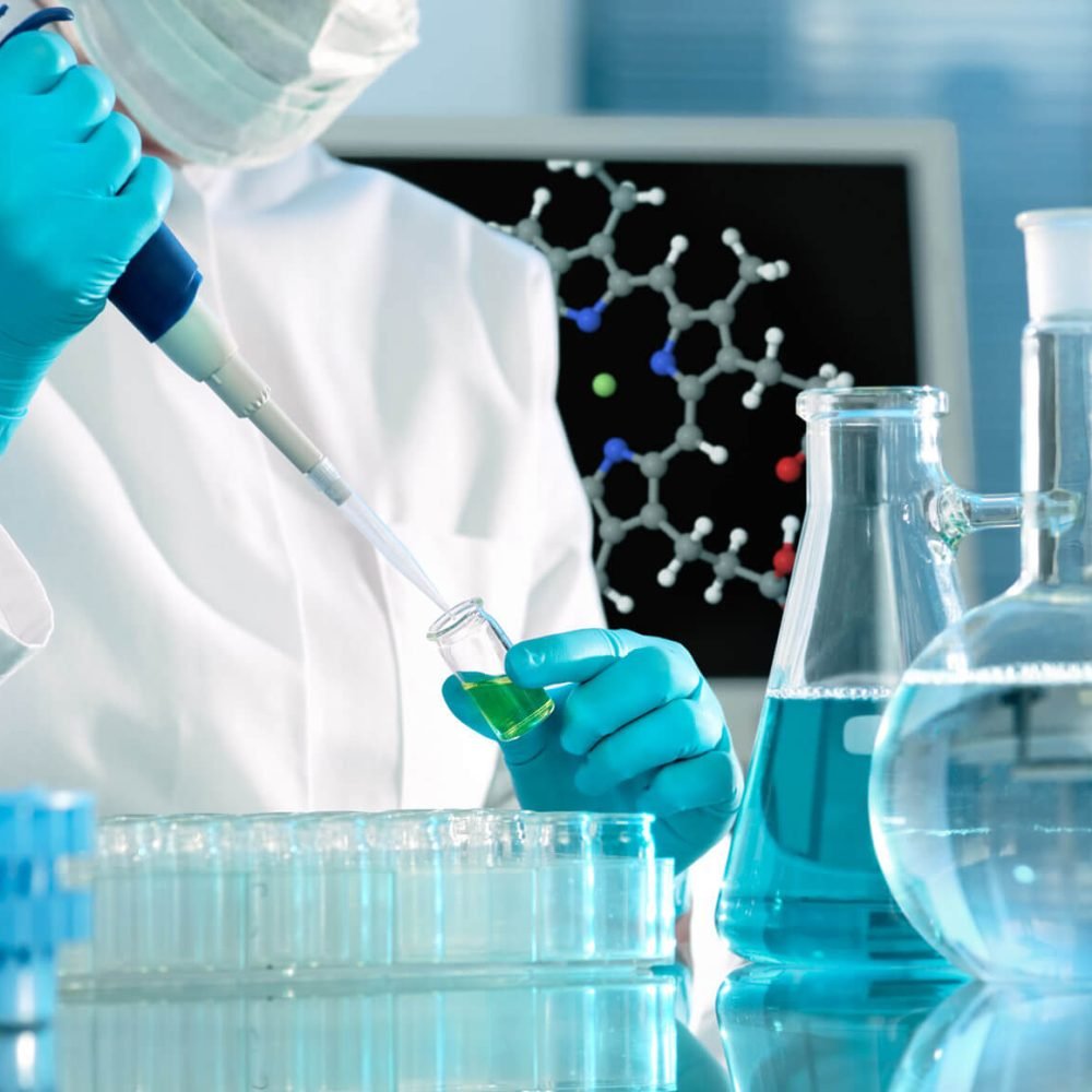 Chemical analysis testing at The IDTL laboratory